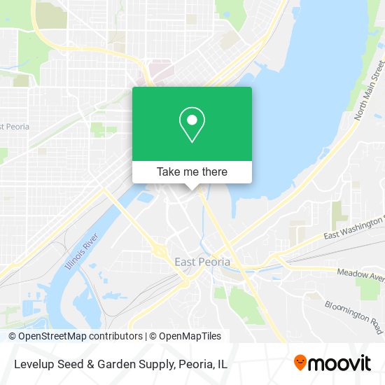 Mapa de Levelup Seed & Garden Supply