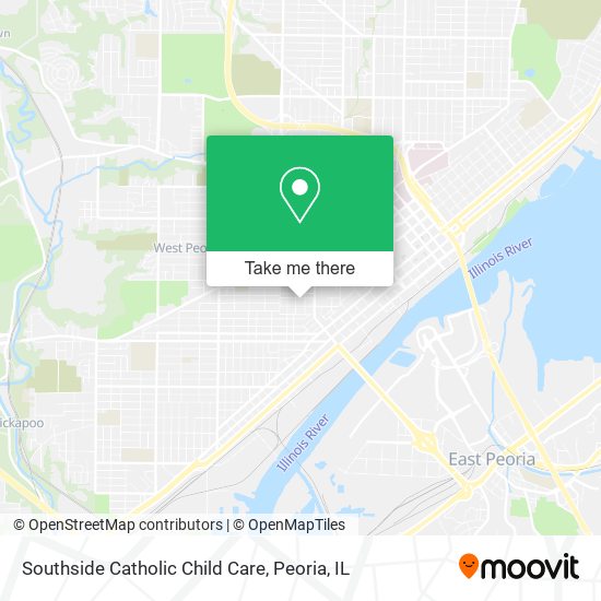 Southside Catholic Child Care map