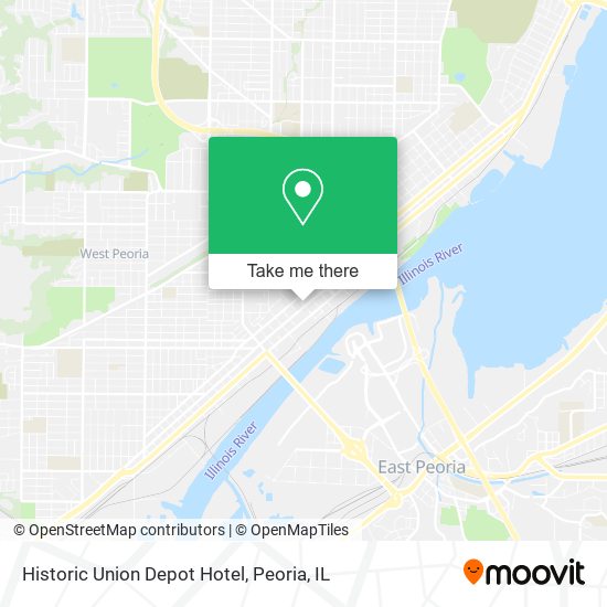 Historic Union Depot Hotel map