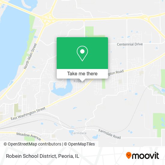 Robein School District map