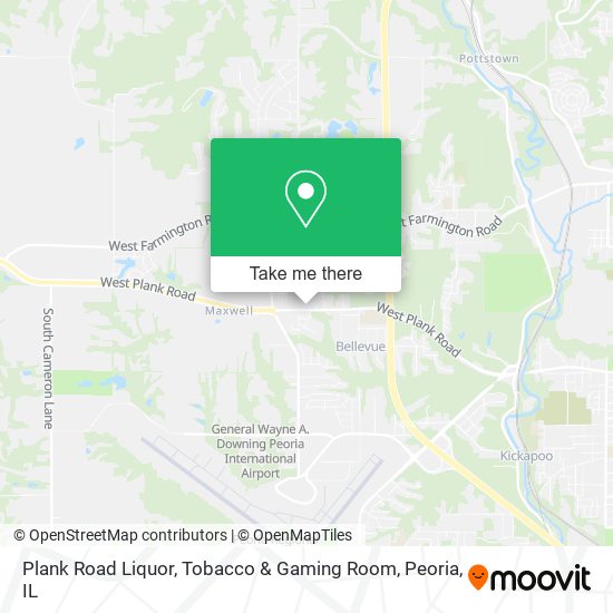 Mapa de Plank Road Liquor, Tobacco & Gaming Room