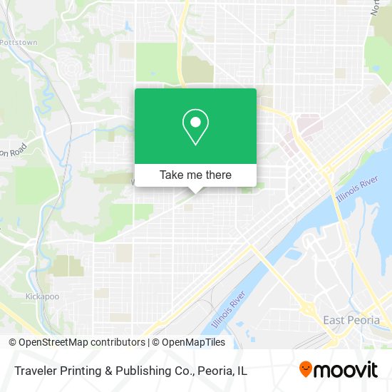 Traveler Printing & Publishing Co. map