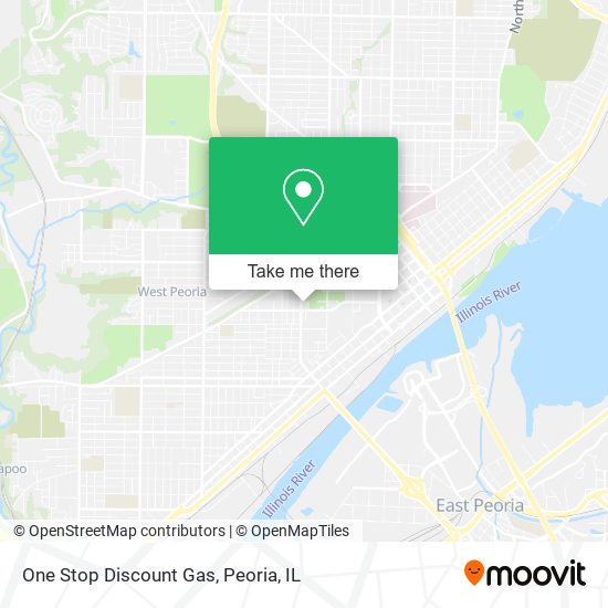 Mapa de One Stop Discount Gas