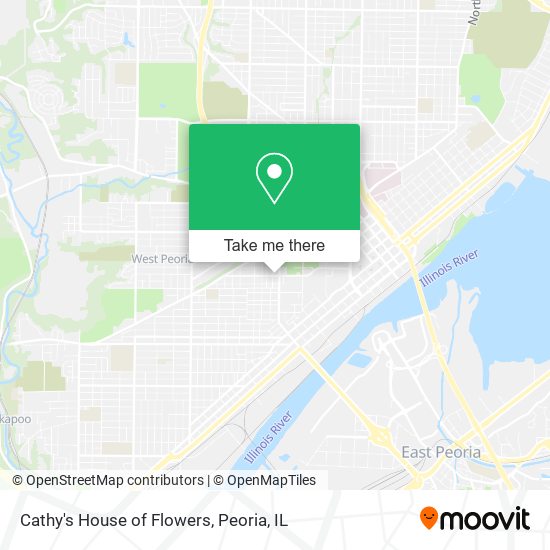 Cathy's House of Flowers map
