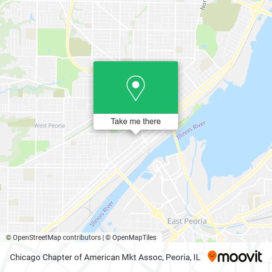 Mapa de Chicago Chapter of American Mkt Assoc