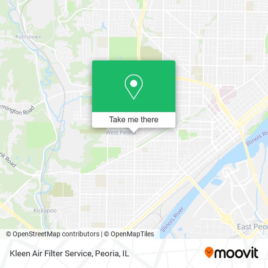 Kleen Air Filter Service map