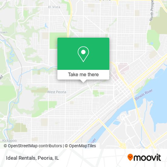 Ideal Rentals map