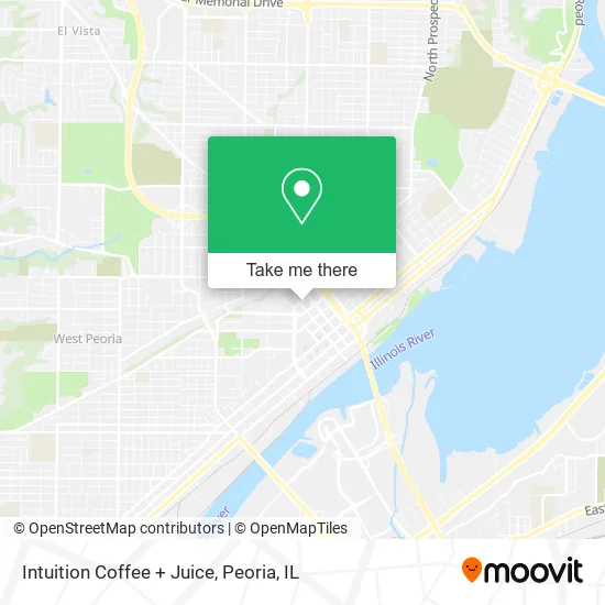 Intuition Coffee + Juice map