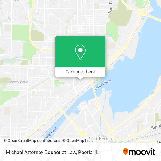 Michael Attorney Doubet at Law map