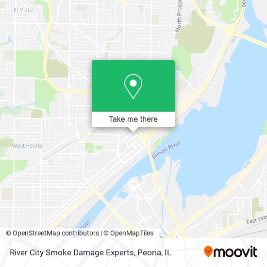 Mapa de River City Smoke Damage Experts