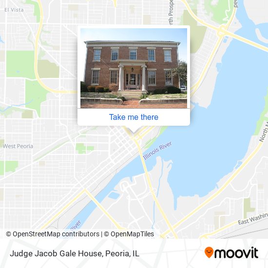 Judge Jacob Gale House map