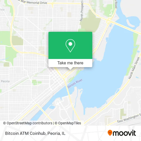Bitcoin ATM Coinhub map