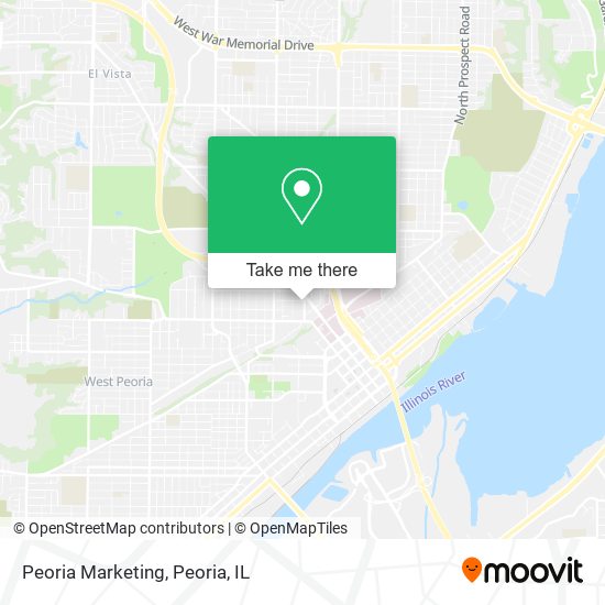 Peoria Marketing map