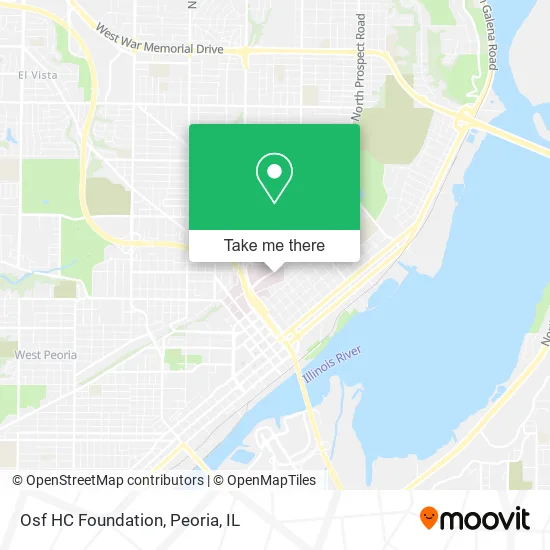 Osf HC Foundation map