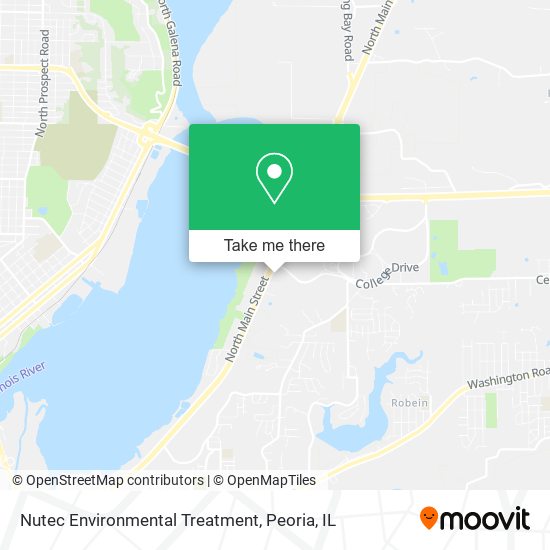 Nutec Environmental Treatment map