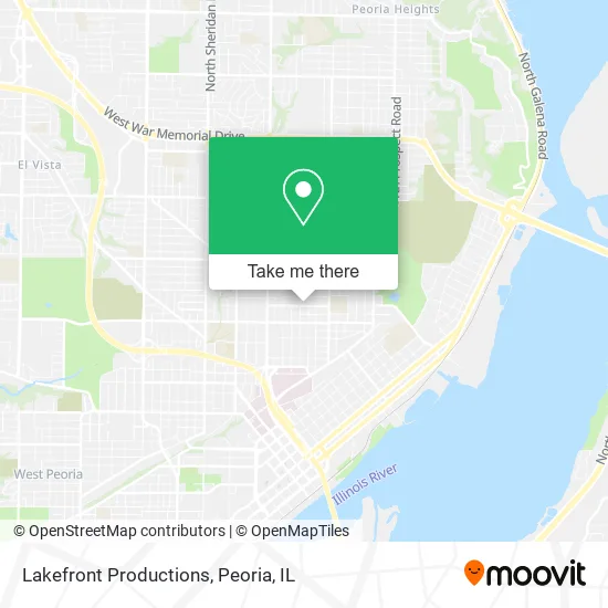 Lakefront Productions map