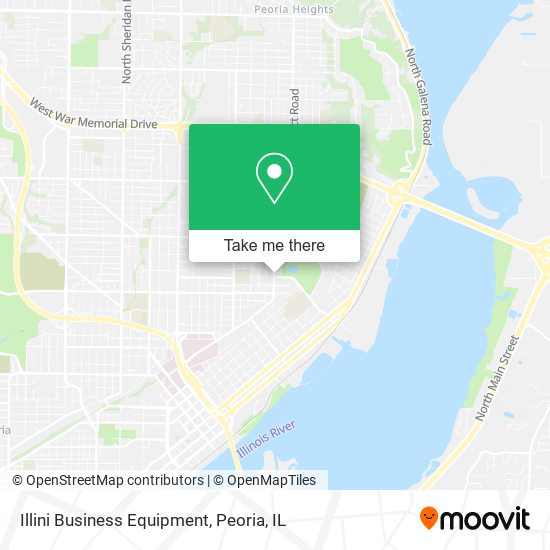 Illini Business Equipment map