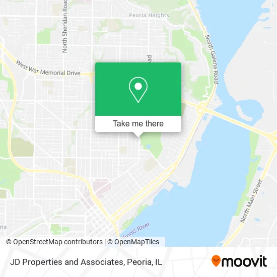 JD Properties and Associates map