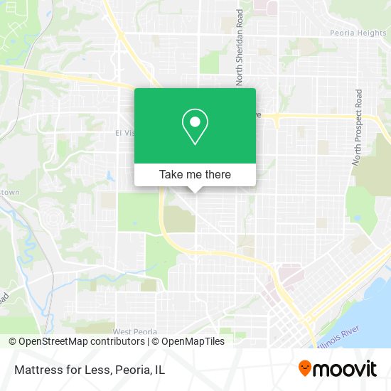 Mattress for Less map