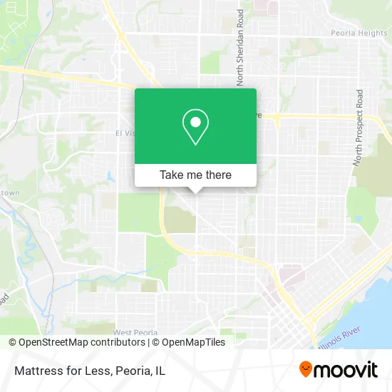 Mattress for Less map
