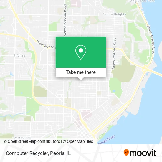Computer Recycler map