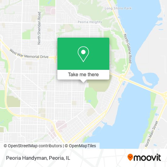 Peoria Handyman map