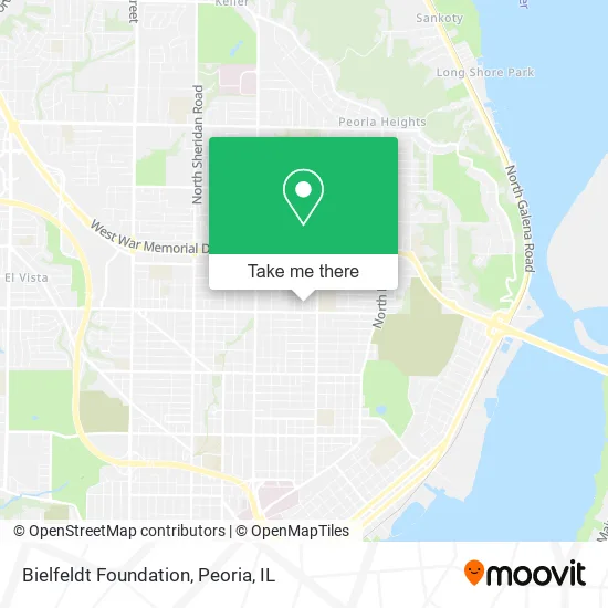 Bielfeldt Foundation map