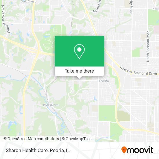 Sharon Health Care map