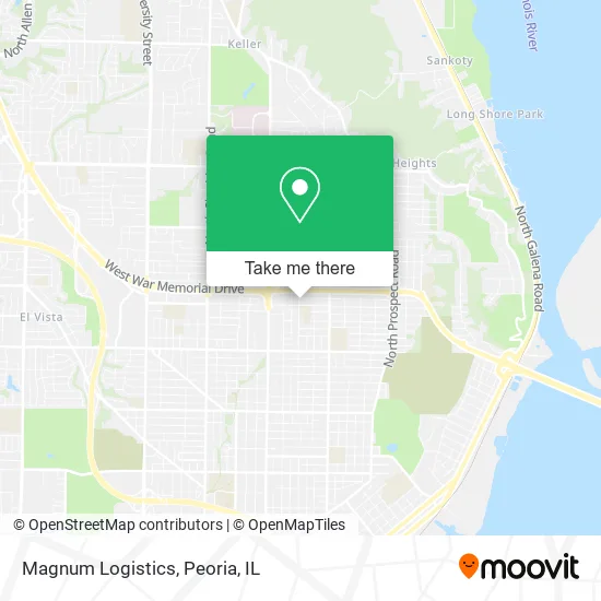 Magnum Logistics map