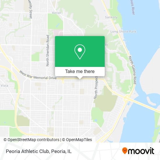 Peoria Athletic Club map