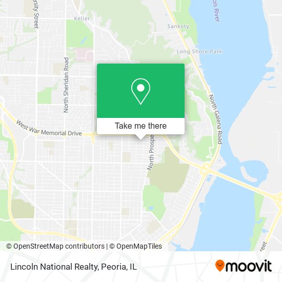 Lincoln National Realty map