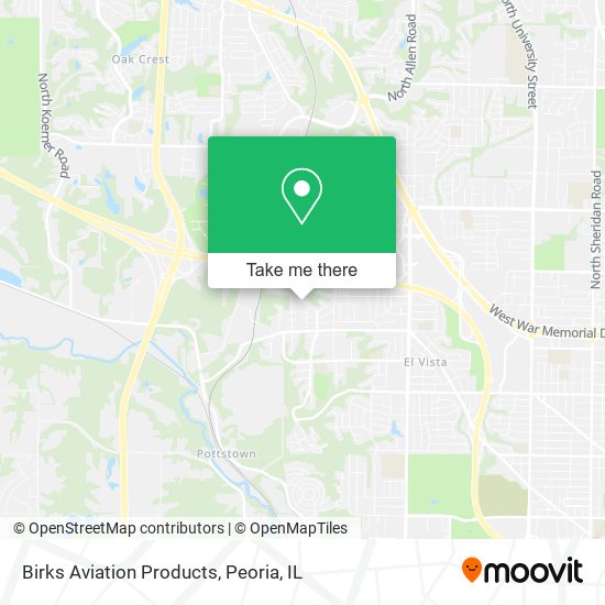 Birks Aviation Products map