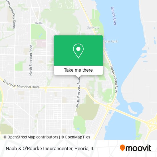 Naab & O'Rourke Insurancenter map