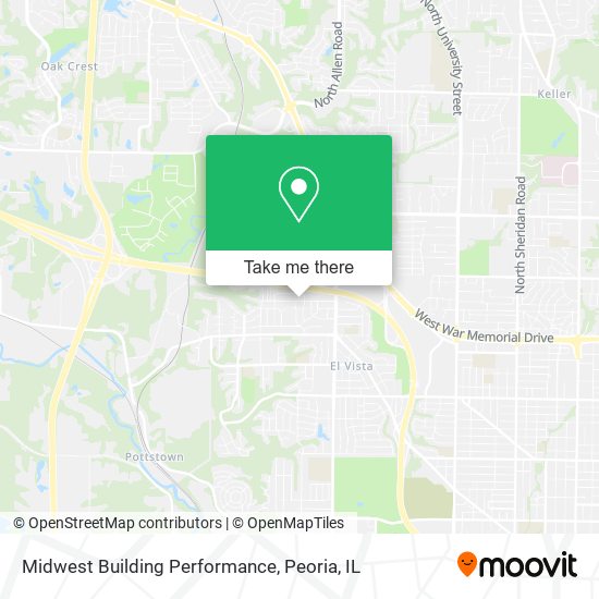 Midwest Building Performance map