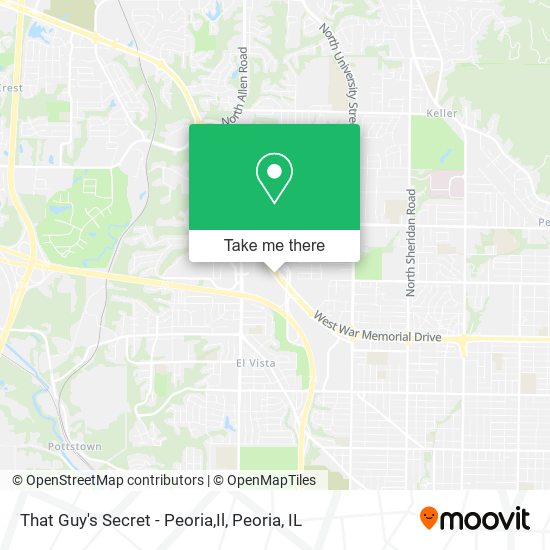 That Guy's Secret - Peoria,Il map