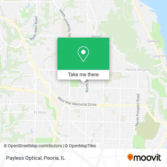 Payless Optical map