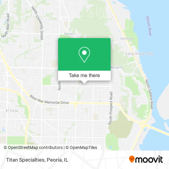 Titan Specialties map