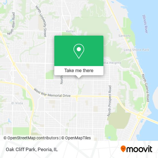 Mapa de Oak Cliff Park