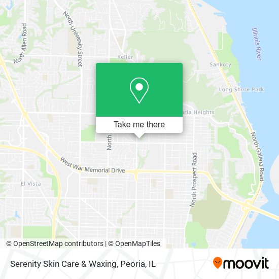 Serenity Skin Care & Waxing map