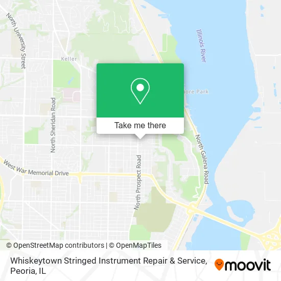 Whiskeytown Stringed Instrument Repair & Service map