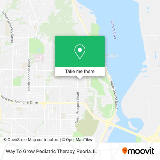 Mapa de Way To Grow Pediatric Therapy