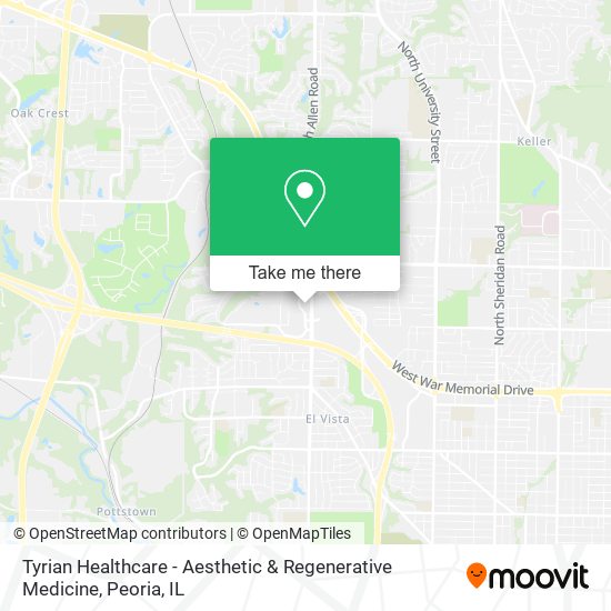 Tyrian Healthcare - Aesthetic & Regenerative Medicine map