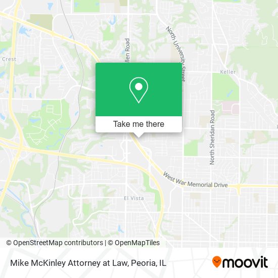 Mike McKinley Attorney at Law map
