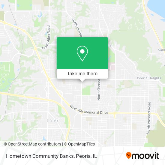 Hometown Community Banks map