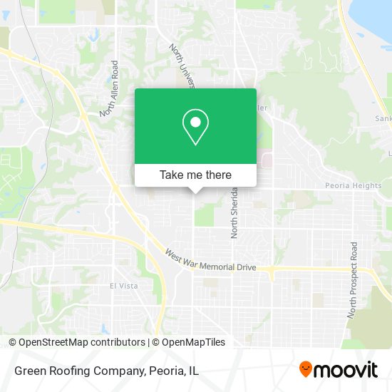 Green Roofing Company map