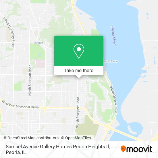 Samuel Avenue Gallery Homes Peoria Heights Il map