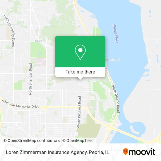 Loren Zimmerman Insurance Agency map