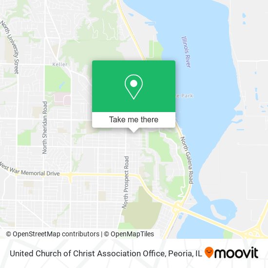 United Church of Christ Association Office map