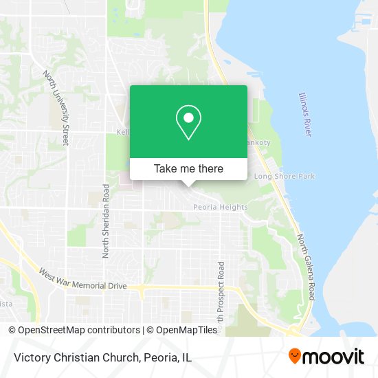 Victory Christian Church map