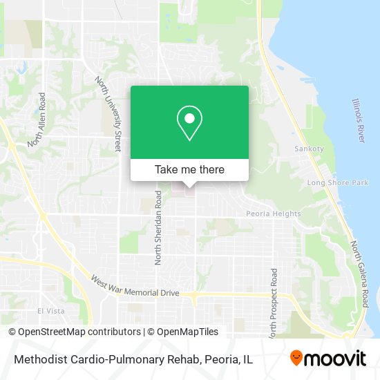 Mapa de Methodist Cardio-Pulmonary Rehab